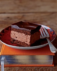 Chocolate cream squares