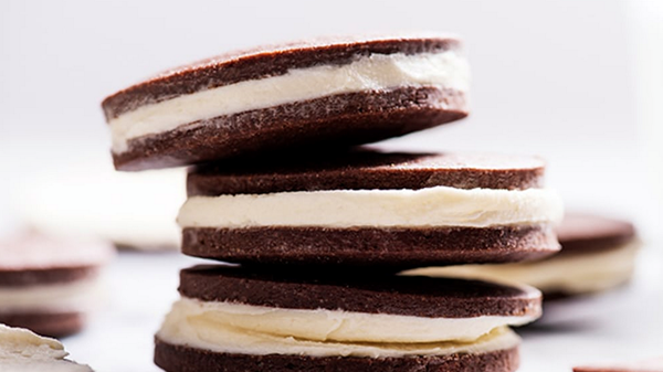 Chocolate crème sandwich cookies