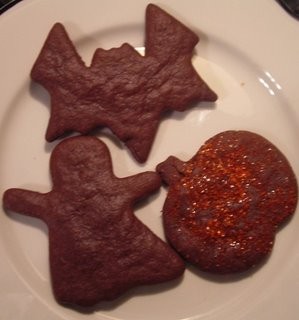 Chocolate cut out cookies