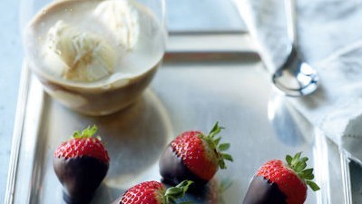 Chocolate-dipped strawberries