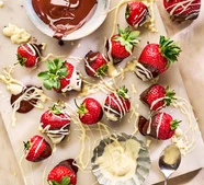 Chocolate-dipped strawberries