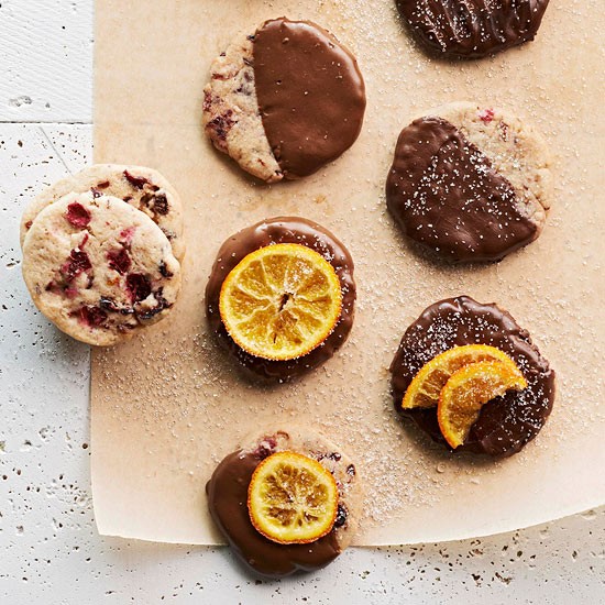 Chocolate-dipped trail bites