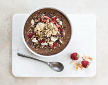 Chocolate dreams protein smoothie bowl