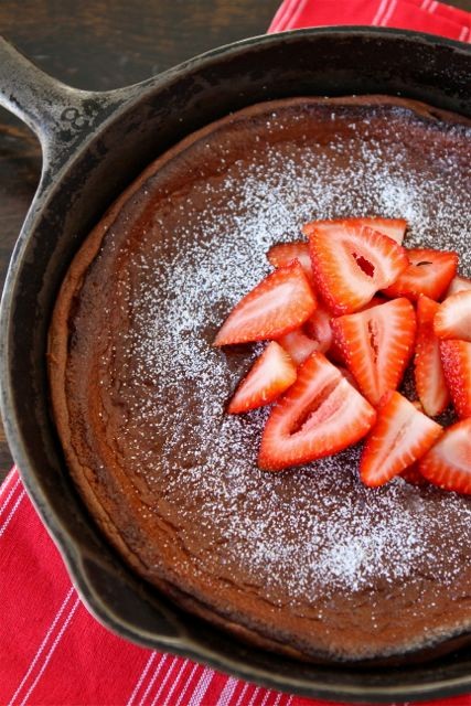 Chocolate Dutch baby