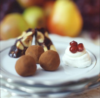 Chocolate Earl Grey truffles