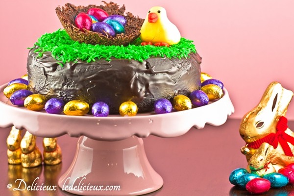 Chocolate Easter cake
