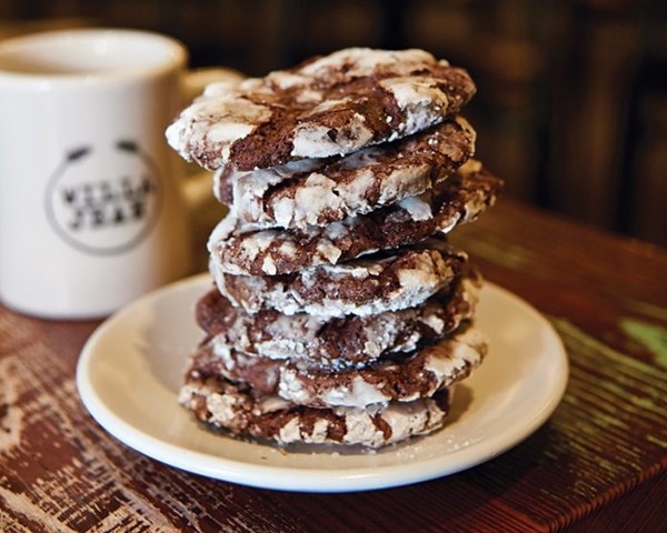 Chocolate-espresso cookies