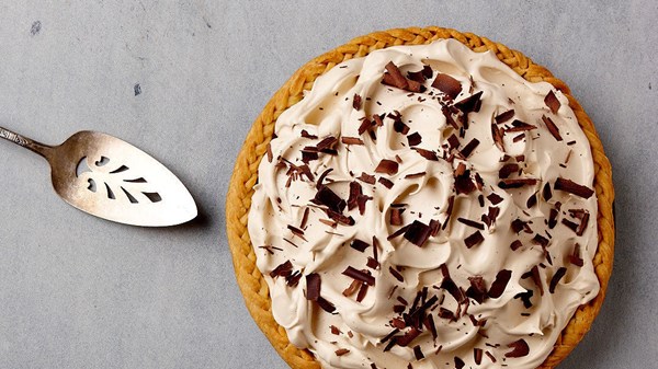 Chocolate espresso cream pie