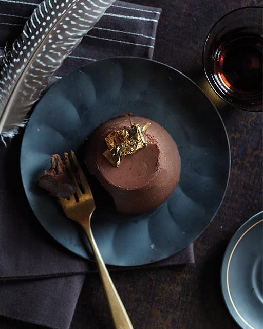 Chocolate espresso flan