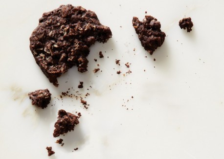 Chocolate espresso oatmeal cookies