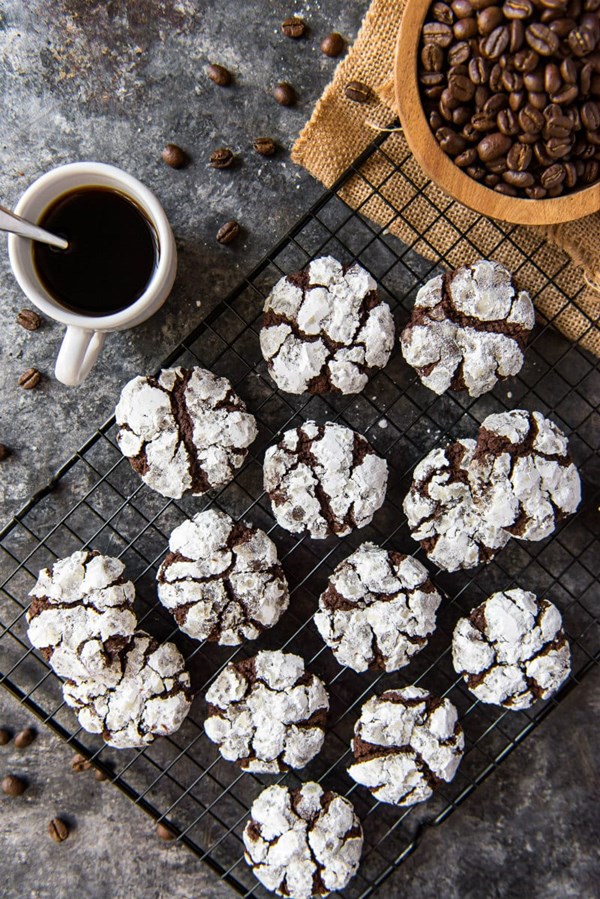 Chocolate-espresso snowcaps