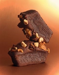 Chocolate fig cakes