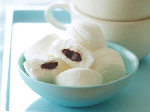 Chocolate-filled vanilla marshmallows (Bake the Book)