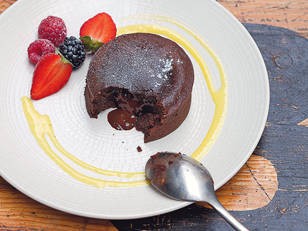 Chocolate fondant cake