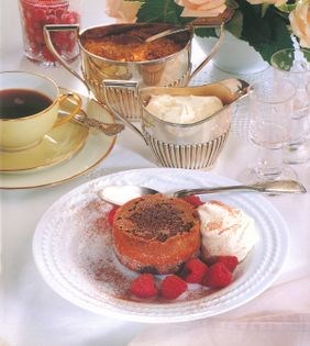 Chocolate fondant soufflés