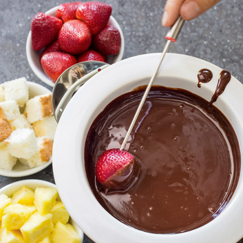 Chocolate fondue