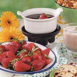 Chocolate fondue