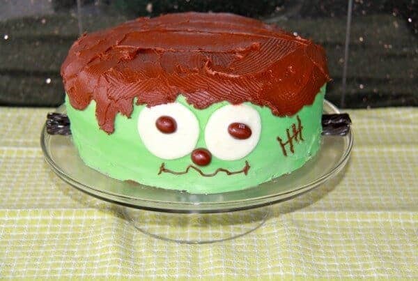 Chocolate Frankenstein cake