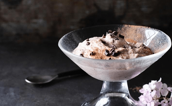 Chocolate frozen yoghurt