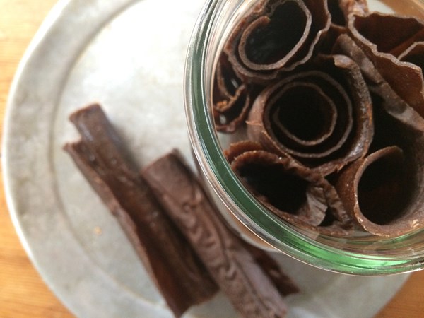 Chocolate fruit leather