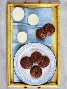 Chocolate fudge cookies