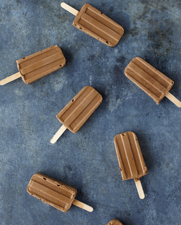 Chocolate fudge paletas