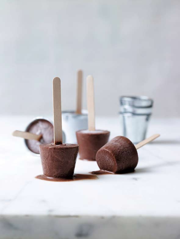 Chocolate fudge pops