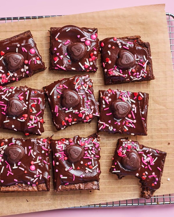 Chocolate ganache brownies