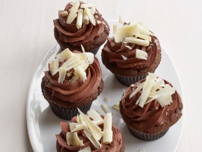 Chocolate ganache cupcakes