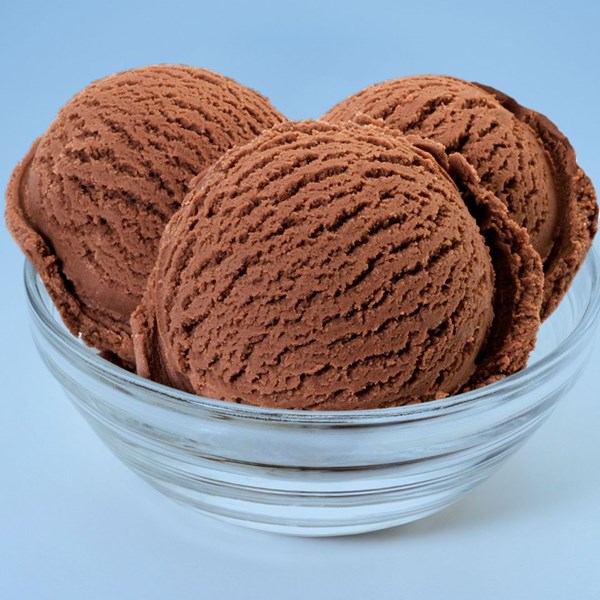 Chocolate ganache ice cream