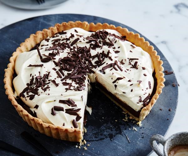 Chocolate ganache tart
