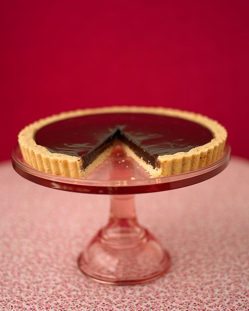 Chocolate ganache tart