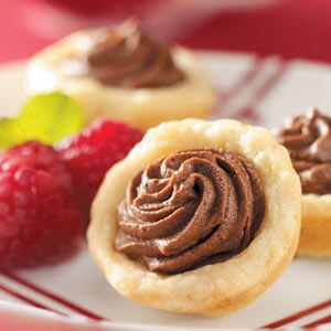 Chocolate ganache tarts 
