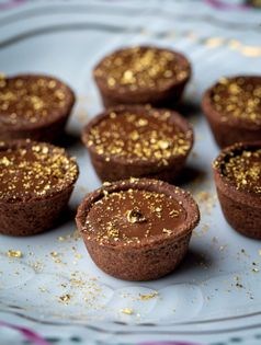 Chocolate ganache tarts (Tartellette al cioccolato)