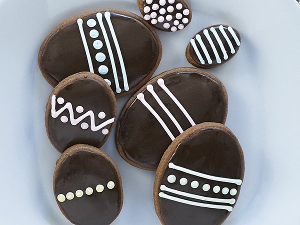 Chocolate ginger Easter eggs