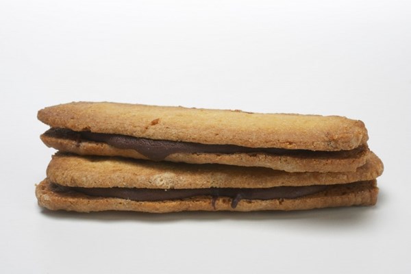 Chocolate-ginger sandwich cookies