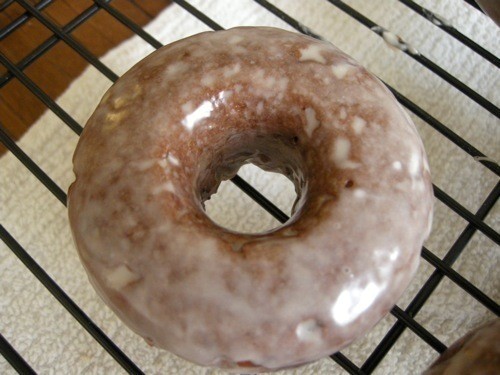 Chocolate glazed doughnuts