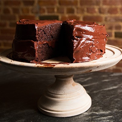 Chocolate habanero cake with chocolate avocado buttercream