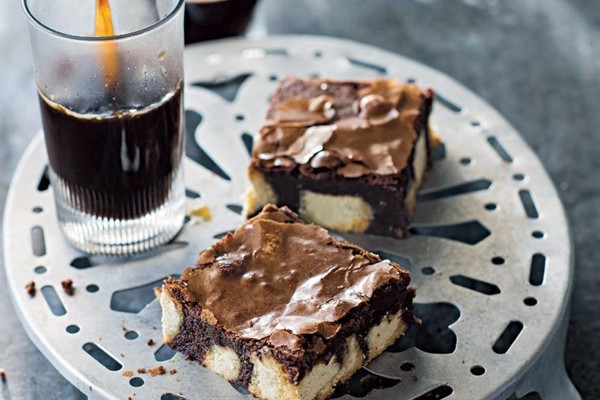 Chocolate halva brownies