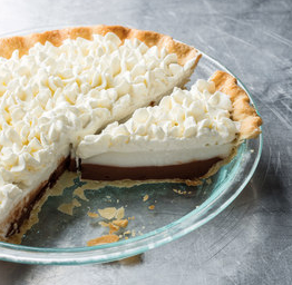 Chocolate haupia cream pie