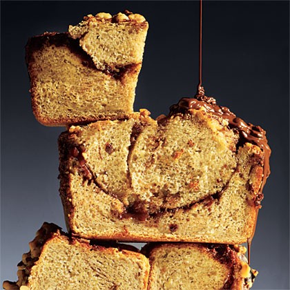 Chocolate hazelnut banana bread