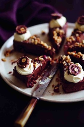 Chocolate hazelnut cheesecake