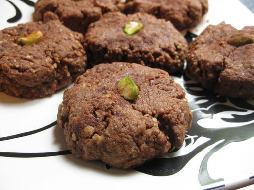 Chocolate hazelnut cookies