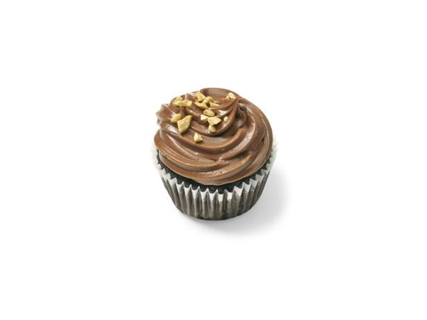 Chocolate-hazelnut cupcakes