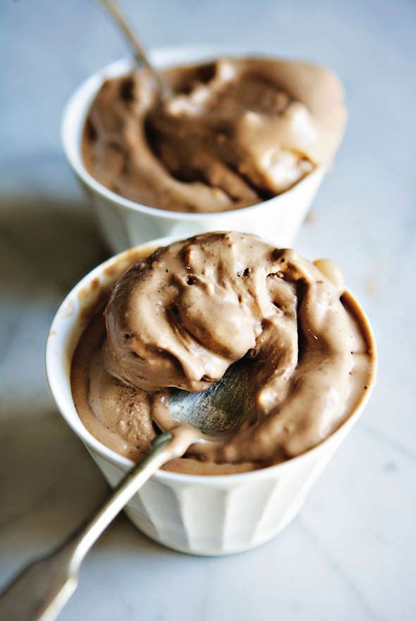 Chocolate hazelnut gelato (Gelato di gianduia)
