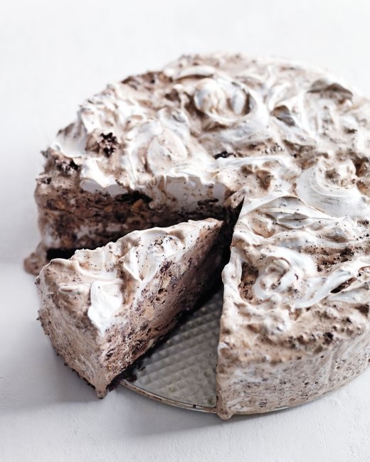 Chocolate-hazelnut ice-cream cake