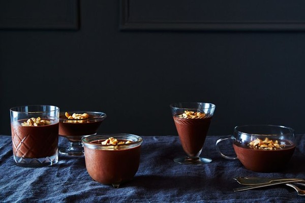 Chocolate-hazelnut mousse