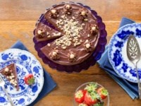 Chocolate hazelnut mousse cake