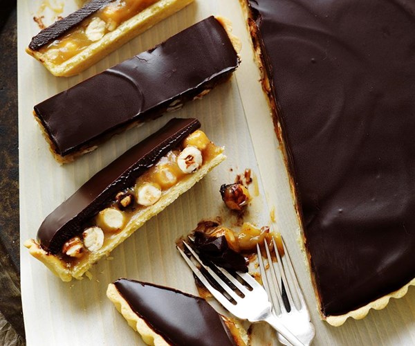 Chocolate hazelnut pie