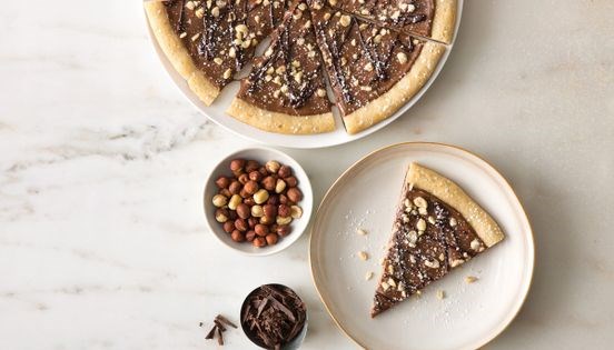 Chocolate-hazelnut [pizza]